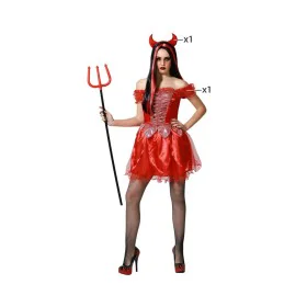 Costume for Adults Red Female Demon by BigBuy Carnival, Adults - Ref: S1133000, Price: 14,92 €, Discount: %