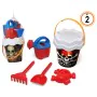 Set de jouets de plage 33 x 18 cm Pirate de BigBuy Outdoor, Jouets de sable et de plage - Réf : S1134594, Prix : 6,26 €, Remi...