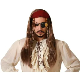 Peruca Pirata Castanho de BigBuy Carnival, Perucas e postiços - Ref: S1134827, Preço: 10,56 €, Desconto: %