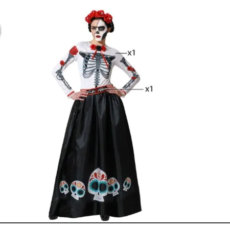 Costume Skeleton Mexican Multicolour by BigBuy Carnival, Adults - Ref: S1134848, Price: 18,09 €, Discount: %