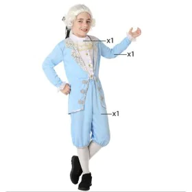 Children's costume Blue Celeste Male Courtesan by BigBuy Carnival, Kids & Toddlers - Ref: S1134872, Price: 17,25 €, Discount: %