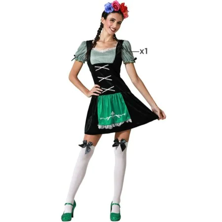 Costume per Adulti Nero Cameriera Tedesca di BigBuy Carnival, Adulti - Rif: S1134899, Prezzo: 15,92 €, Sconto: %