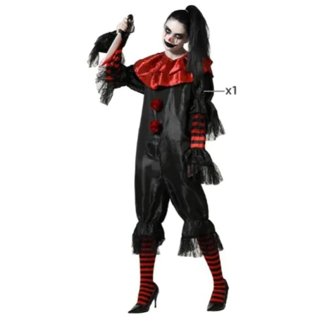 Costume for Adults Evil Female Clown by BigBuy Carnival, Adults - Ref: S1134930, Price: 14,51 €, Discount: %