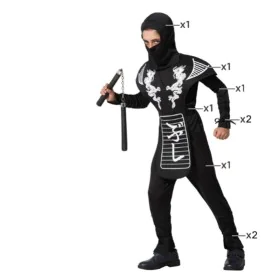 Costume per Bambini Multicolore Ninja di BigBuy Carnival, Bambini - Rif: S1134999, Prezzo: 13,23 €, Sconto: %