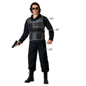 Costume for Adults Policeman by BigBuy Carnival, Adults - Ref: S1137343, Price: 19,88 €, Discount: %