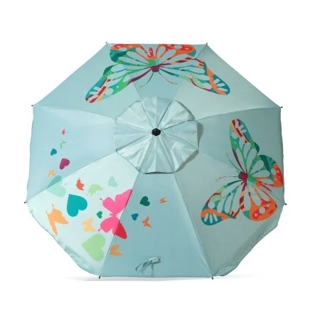 Parasol Bleu 180 cm de BigBuy Outdoor, Parasols - Réf : S1137379, Prix : 16,63 €, Remise : %