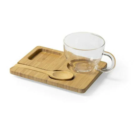 Cup with Plate 146482 (180 ml) by BigBuy Home, Cups - Ref: S1419020, Price: 14,23 €, Discount: %