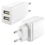 Chargeur mural KSIX 2 USB 2.4A Blanc de KSIX, Chargeurs - Réf : S1902384, Prix : 10,27 €, Remise : %