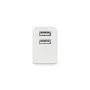 Chargeur mural KSIX 2 USB 2.4A Blanc de KSIX, Chargeurs - Réf : S1902384, Prix : 10,27 €, Remise : %