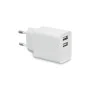 Chargeur mural KSIX 2 USB 2.4A Blanc de KSIX, Chargeurs - Réf : S1902384, Prix : 10,27 €, Remise : %