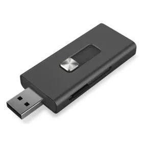 Lector de Tarjetas KSIX Micro SD Negro de KSIX, Lectores de tarjetas de memoria externos - Ref: S1902577, Precio: 9,58 €, Des...