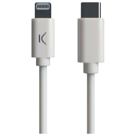 Câble USB-C vers Lightning KSIX MFI (1 m) Blanc de KSIX, Chargeurs - Réf : S1903397, Prix : 9,98 €, Remise : %