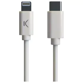 Cabo USB-C para Lightning KSIX MFI (1 m) Branco de KSIX, Carregadores - Ref: S1903397, Preço: 9,98 €, Desconto: %