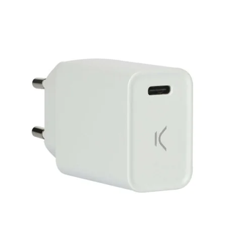 Cargador USB KSIX Blanco de KSIX, Cargadores - Ref: S1905408, Precio: 6,51 €, Descuento: %