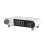 Reloj Despertador con Cargador Inalámbrico KSIX Retro Blanco 10 W de KSIX, Cargadores - Ref: S1905439, Precio: 9,58 €, Descue...