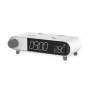 Reloj Despertador con Cargador Inalámbrico KSIX Retro Blanco 10 W de KSIX, Cargadores - Ref: S1905439, Precio: 9,58 €, Descue...