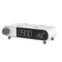 Reloj Despertador con Cargador Inalámbrico KSIX Retro Blanco 10 W de KSIX, Cargadores - Ref: S1905439, Precio: 9,58 €, Descue...