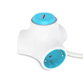 Rallonge 3 prises Schuko avec interrupteur KSIX MOLECULE de KSIX, Hubs prises téléphones - Réf : S1905715, Prix : 4,42 €, Rem...