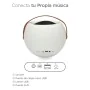 Bluetooth loudspeaker with LED light KSIX Bubble White 5 W Portable by KSIX, Portable speakers and speakers with docking stat...