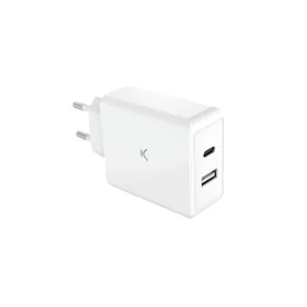 Chargeur mural KSIX Blanc 45 W de KSIX, Chargeurs - Réf : S1906314, Prix : 15,85 €, Remise : %