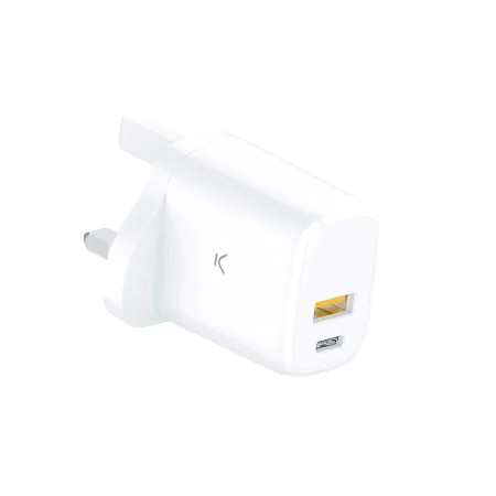 Chargeur mural KSIX GaN Blanc 20 W de KSIX, Chargeurs - Réf : S1906512, Prix : 17,29 €, Remise : %