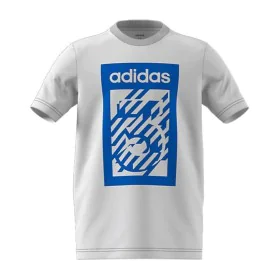 T shirt à manches courtes Enfant Adidas G Bold Crew Blanc de Adidas, Garçon - Réf : S2012715, Prix : 19,47 €, Remise : %