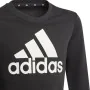 Sweat-shirt sans capuche fille G BL SWT Adidas GP0040 Noir de Adidas, Fille - Réf : S2013338, Prix : 32,05 €, Remise : %