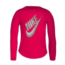 Children’s Long Sleeve T-shirt Nike C489S-A4Y Pink by Nike, Girls - Ref: S2017000, Price: 20,49 €, Discount: %