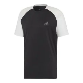 Men’s Short Sleeve T-Shirt Adidas CLUB C/B TEE DU0873 Black by Adidas, Men - Ref: S2017950, Price: 30,17 €, Discount: %