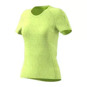 T-shirt à manches courtes femme Adidas FR SN 37C SS W CG1084 Jaune de Adidas, Femme - Réf : S2017957, Prix : 42,06 €, Remise : %