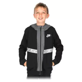 Casaco de Desporto Infantil Nike Preto Algodão de Nike, Roupa de abrigo - Ref: S2019102, Preço: 46,67 €, Desconto: %