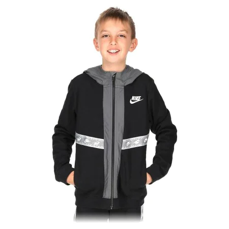 Children's Sports Jacket Nike Black Cotton by Nike, Warm clothing - Ref: S2019102, Price: 46,67 €, Discount: %