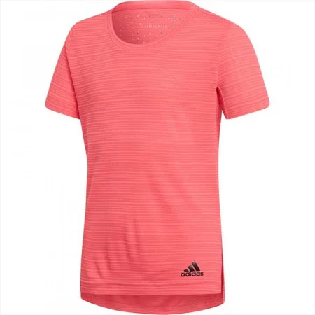 T shirt à manches courtes Enfant Adidas G CHILL TEE Rose Polyester de Adidas, Fille - Réf : S2019307, Prix : 25,86 €, Remise : %