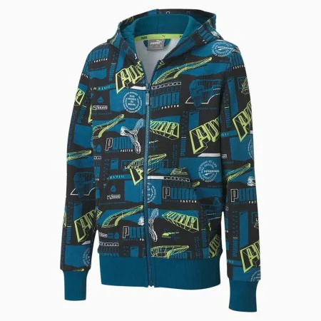 Sweat à capuche enfant Puma FULL-ZIP 583197 Bleu de Puma, Garçon - Réf : S2019720, Prix : 45,02 €, Remise : %