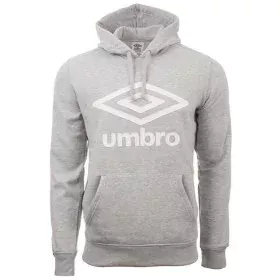 Felpa con Cappuccio Uomo Umbro Logo Grigio di Umbro, Uomo - Rif: S2021948, Prezzo: 31,21 €, Sconto: %