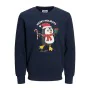 Men’s Sweatshirt without Hood Jack & Jones 23144 Navy Blue by Jack & Jones, Men - Ref: S2023190, Price: 22,41 €, Discount: %