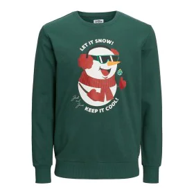 Felpa senza Cappuccio Uomo JORTOON Jack & Jones 23149 Verde di Jack & Jones, Uomo - Rif: S2023191, Prezzo: 21,59 €, Sconto: %