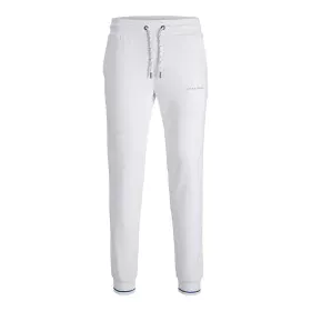 Calças de Treino para Adultos Jack & Jones JPSTGORDON JJGLOBUS 12225105 Branco Homem de Jack & Jones, Homem - Ref: S2024720, ...