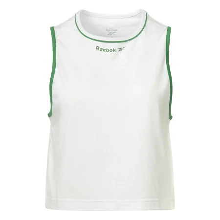 T-Shirt de Alças Mulher Reebok RIE TANK HT6259 Branco de Reebok, Mulher - Ref: S2024987, Preço: 21,93 €, Desconto: %