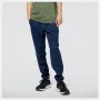 Adult Trousers New Balance TNCT FLC PNT MP23022 NGO Men Navy Blue by New Balance, Men - Ref: S2025544, Price: 40,64 €, Discou...