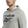 Polar com Capuz Homem Reebok FT BIG LOGO OTH HZ8786 Cinzento de Reebok, Homem - Ref: S2025548, Preço: 47,06 €, Desconto: %