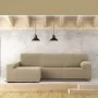 Funda para chaise longue de brazo largo izquierdo Eysa JAZ Beige 180 x 120 x 360 cm de Eysa, Sofás - Ref: D1604967, Precio: 1...