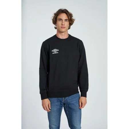 Men’s Sweatshirt without Hood Umbro NORMA 72311I 001 Black by Umbro, Men - Ref: S2025745, Price: 34,70 €, Discount: %