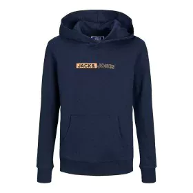 Children’s Sweatshirt Jack & Jones JJNEO HOOD JNR 12225210 Navy Blue by Jack & Jones, Boys - Ref: S2025873, Price: 20,09 €, D...