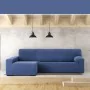 Funda para chaise longue de brazo largo izquierdo Eysa JAZ Azul 180 x 120 x 360 cm de Eysa, Sofás - Ref: D1604971, Precio: 12...