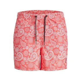 Men’s Bathing Costume SQUAD Jack & Jones PAISLEY 12234512 Pink by Jack & Jones, Swimwear - Ref: S2026653, Price: 16,41 €, Dis...