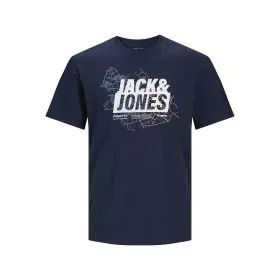 Camiseta de Manga Corta Hombre Jack & Jones LOGO TEE SS 12252376 Azul marino de Jack & Jones, Hombre - Ref: S2029156, Precio:...