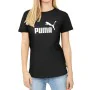 Camiseta de Manga Corta Mujer Puma LOGO TEE 586774 01 Negro de Puma, Mujer - Ref: S2029991, Precio: 22,97 €, Descuento: %