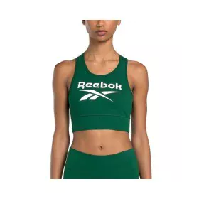 Reggiseno Sportivo Reebok IDENTITY SMAL 100076020 Verde di Reebok, Donna - Rif: S2030482, Prezzo: 16,96 €, Sconto: %