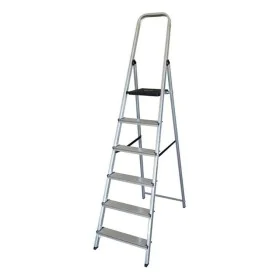 Escalera plegable de 6 peldaños (198 x 47,5 x 12 cm) de Antia, Escaleras plegables - Ref: S2200355, Precio: 64,40 €, Descuent...